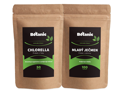 Chlorella a Mladý ječmen - Výhodný balíček