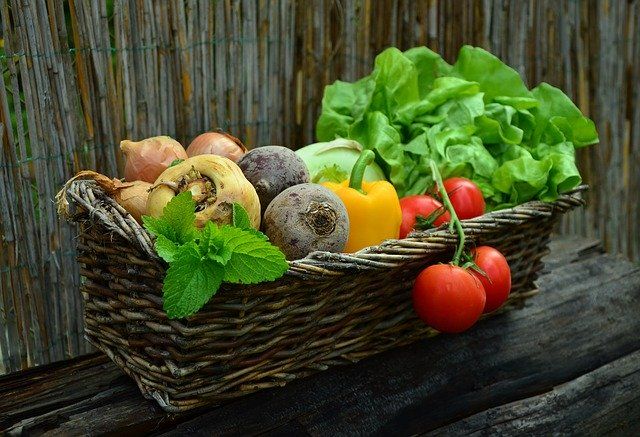 Košík plný zeleniny