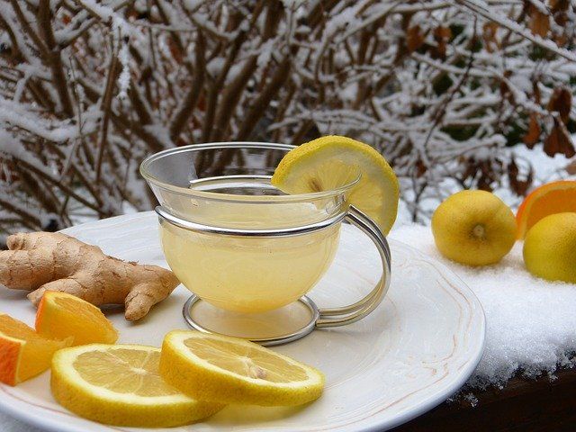 Zázvorový čaj s citronem