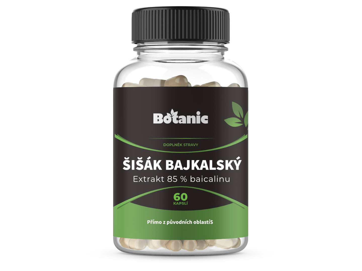 Botanic Šišák bajkalský - Extrakt 85 % baicalinu kapsle 60kap.