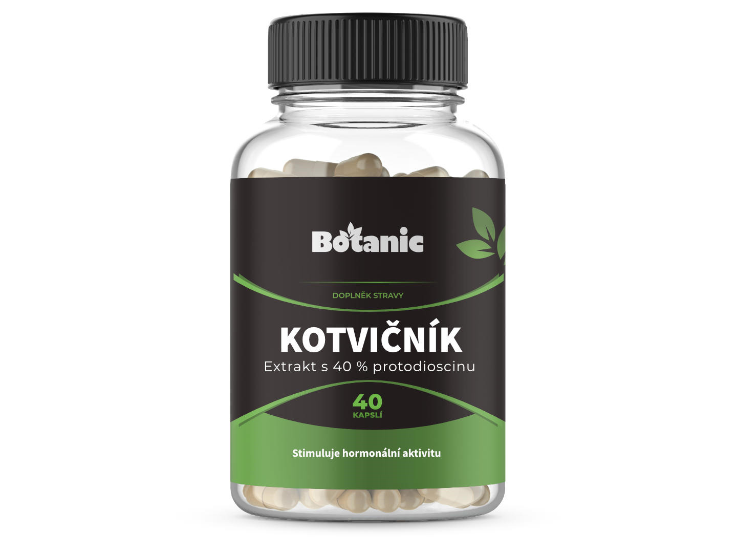 Botanic Kotvičník (Tribulus) - Extrakt 40 % protodioscinů v kapslích 40kap.