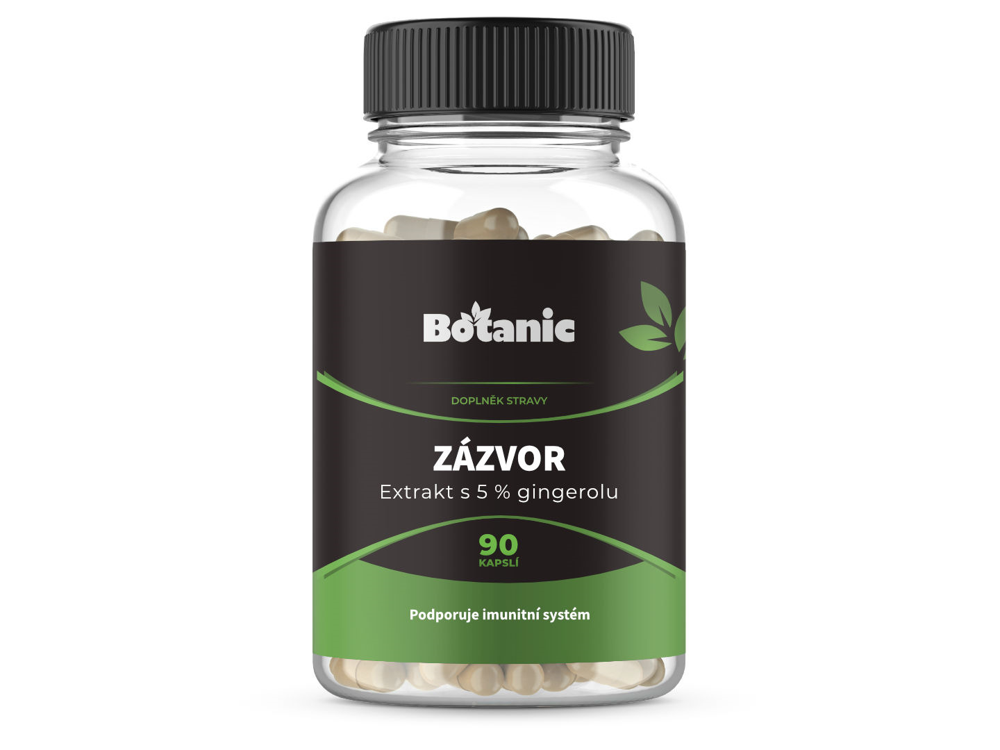 Botanic Zázvor - Extrakt s 5 % Gingerolu kapsle 90kap.