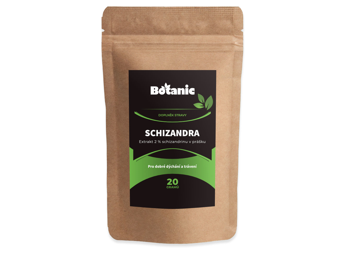 Botanic Schizandra čínská - Extrakt 2 % schizandrinu v prášku 20g
