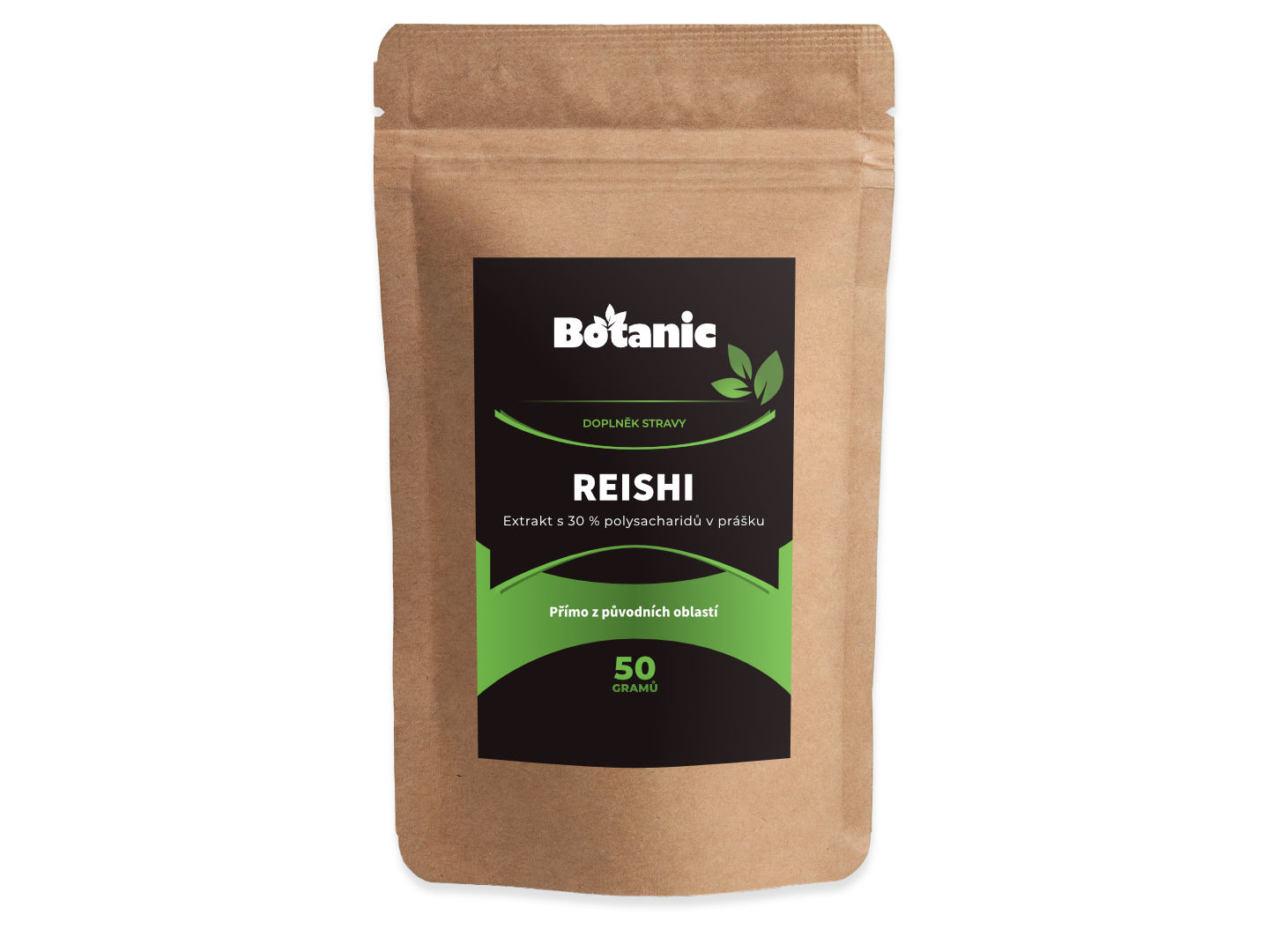 Botanic Reishi - Extrakt s 30 % polysacharidů v prášku 50g