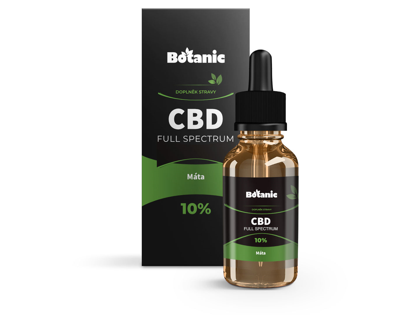 Botanic CBD Full Spektrum olej 10% s příchutí máty 10ml