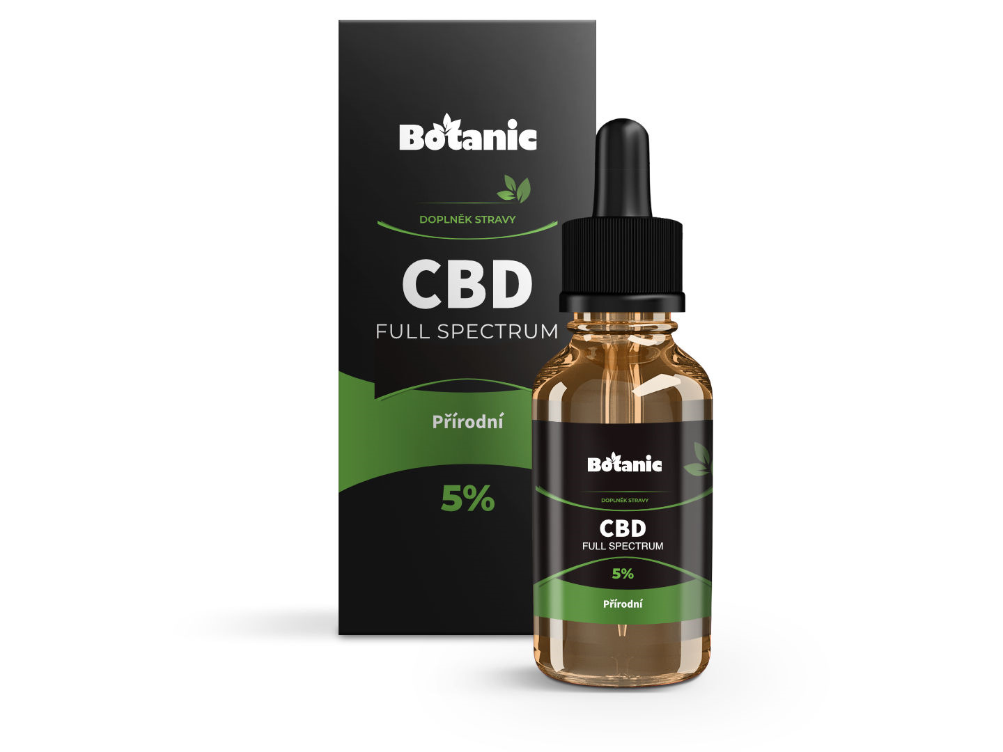 Botanic CBD Full Spektrum olej 5% - Přírodní 10ml