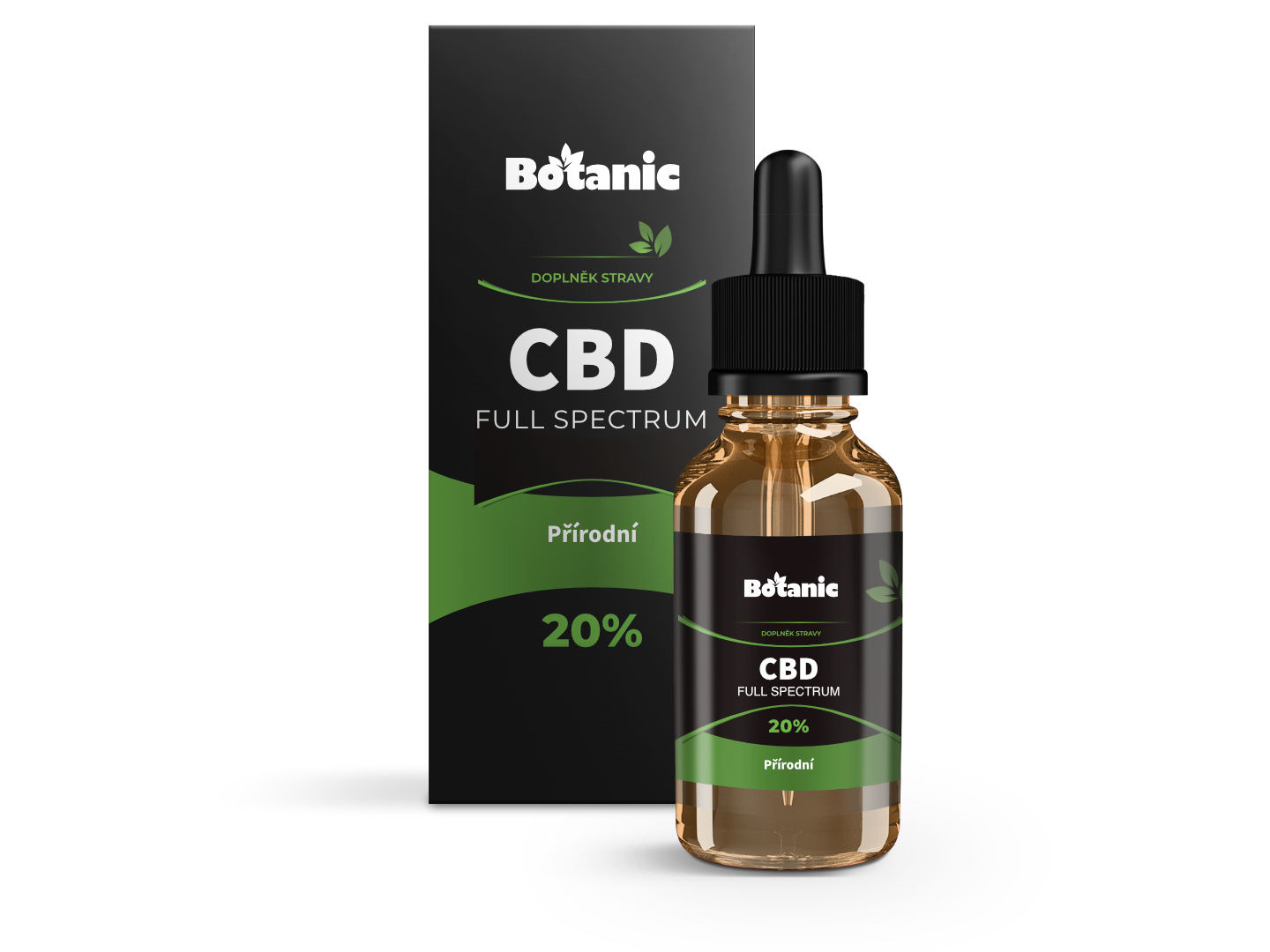 Botanic CBD Full Spektrum olej 20% - Přírodní 10ml