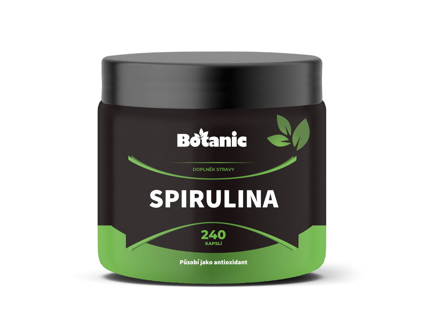 Spirulina - Prášek ze sinice v kapslích (Balení obsahuje: 240kap.)