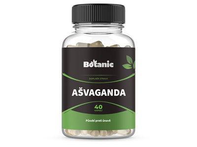 Ašvaganda - Extrakt z kořene s 2,5% whitanaloidů v kapslích