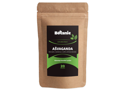 Ašvaganda - Extrakt z kořene s 2,5% whitanaloidů v prášku