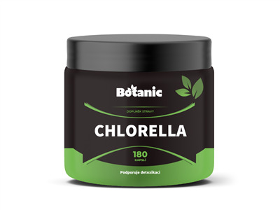Chlorella - Prášek z řasy v kapslích